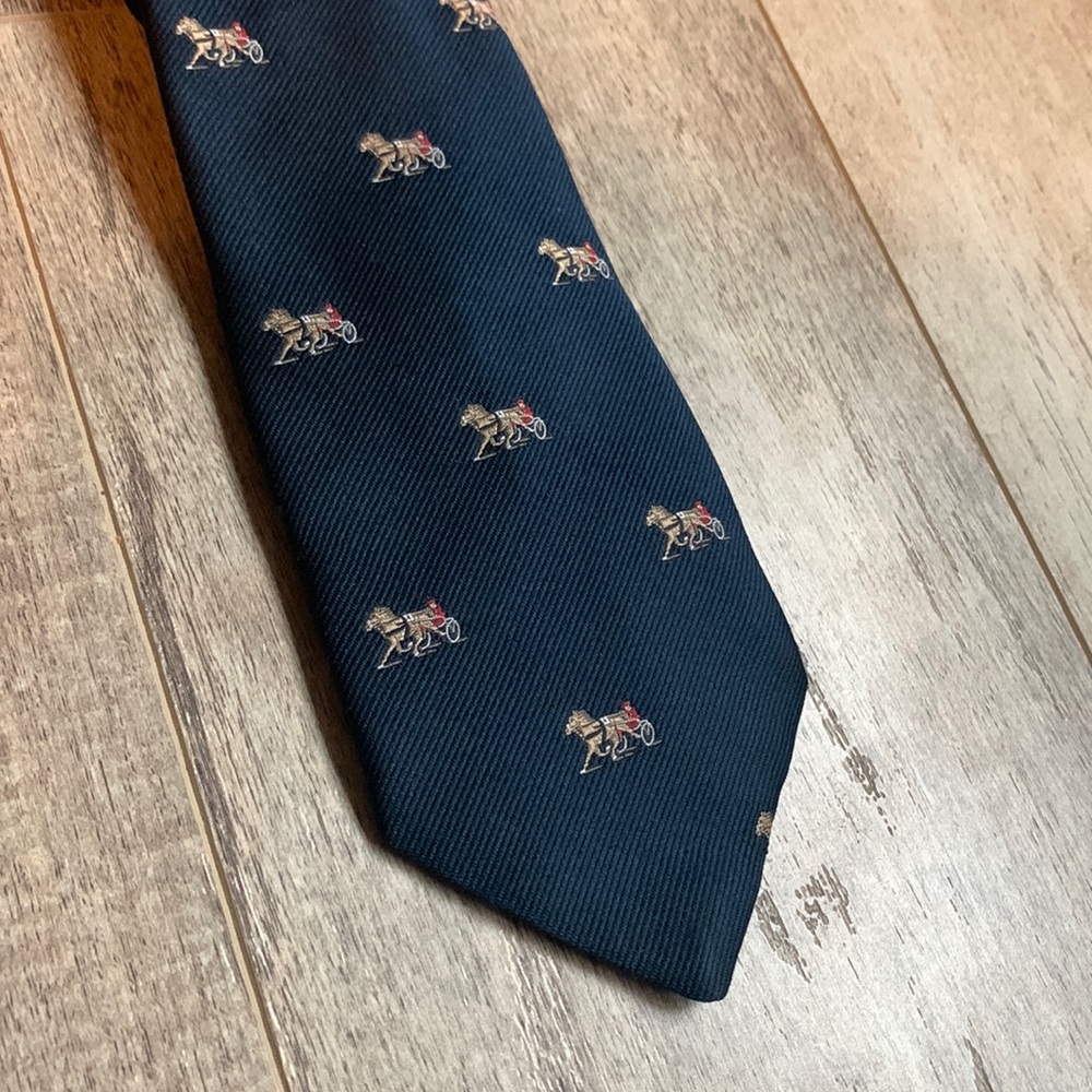 Vintage corporate ties by Eugene of Toronto. Horse and car